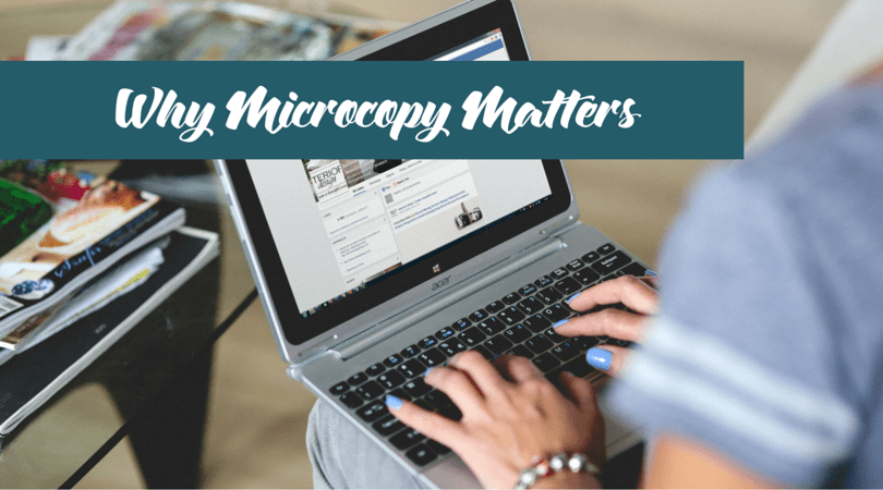 Why Microcopy Matters