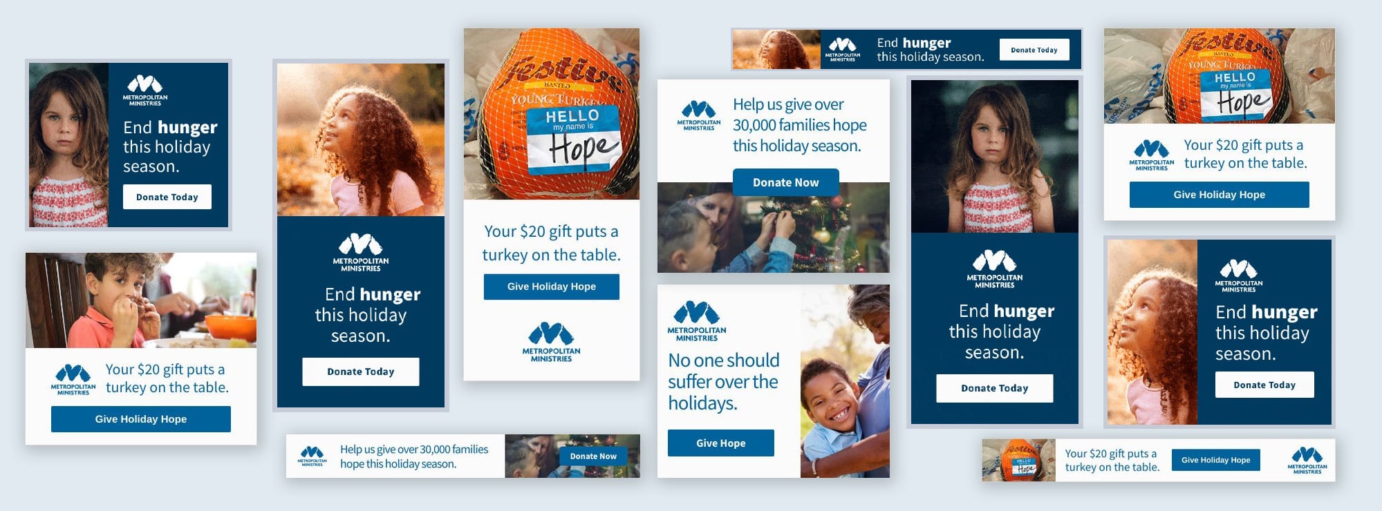 Metropolitan Ministries Holiday Ads