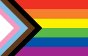 Intersectional pride flag