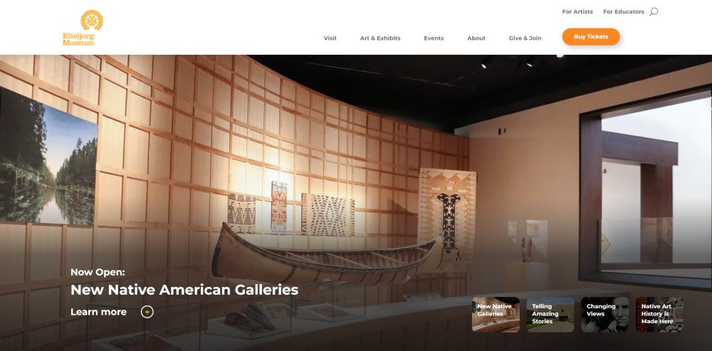The Eiteljorg Museum homepage