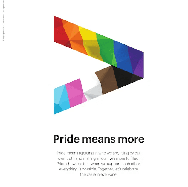 Accenture pride logo